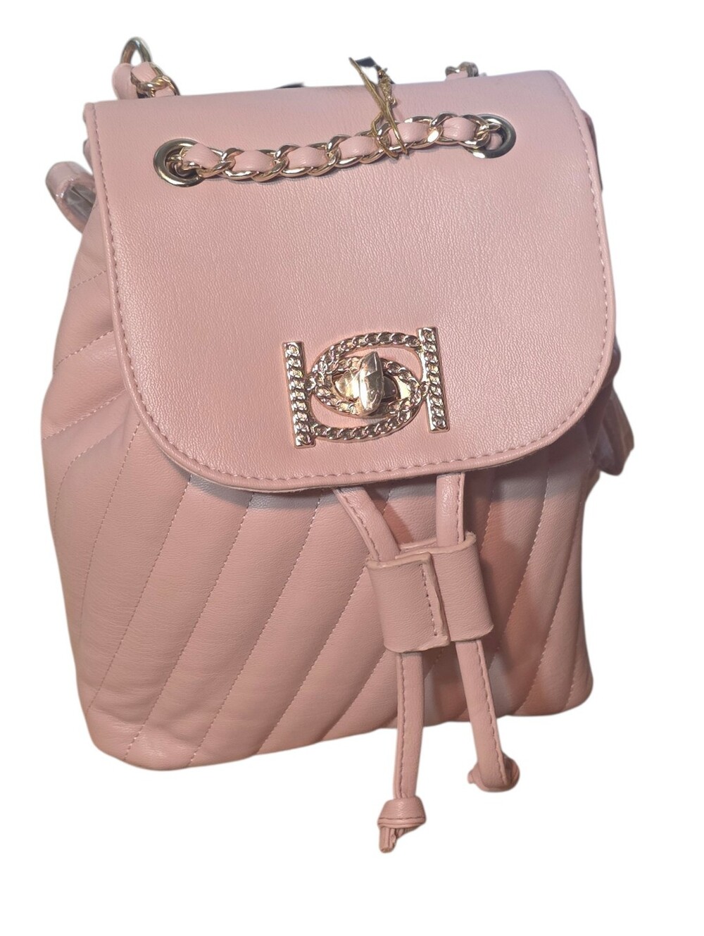 Bebe Bag Backpack Handbag Mini NWT Blush Pink